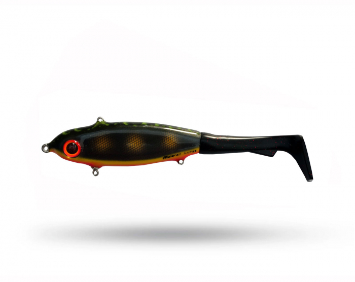 Mälaren Lures Luring Hybrid - Black Pike i gruppen Fiskedrag / Jerkbaits hos Örebro Fiske & Outdoor AB (ML Hybrid - Black Perch)